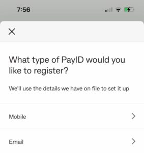 payID account registration